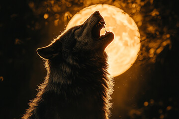  Werewolf Midtransformation Under Full