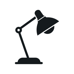 table lamp isolated on white background