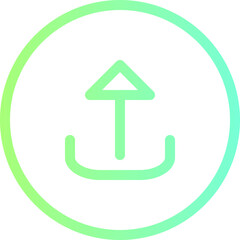 upload illustration on a white background        