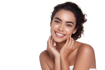 Capturing The Luminous Essence Of A Woman's Fresh Beauty Skin