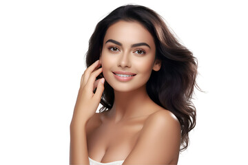 Capturing The Luminous Essence Of A Woman's Fresh Beauty Skin