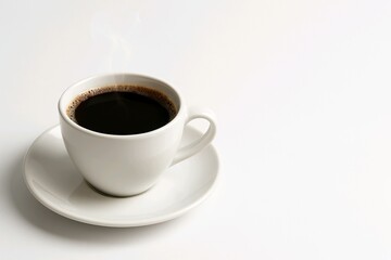 Fototapeta premium cup of coffee isolated on white