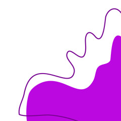 Liquid organic blob curve background abstract shape frame. Doodle abstract liquid blob, wavy different form.