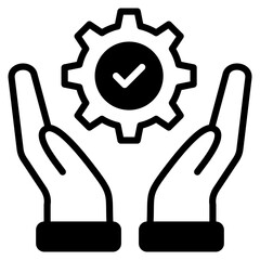 Responsability outline mixed icon