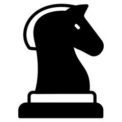 Chess outline mixed icon