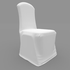 3d render Banquet Chair design element Furniture
