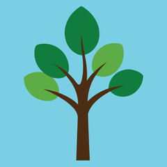 Obraz premium tree with green leaves