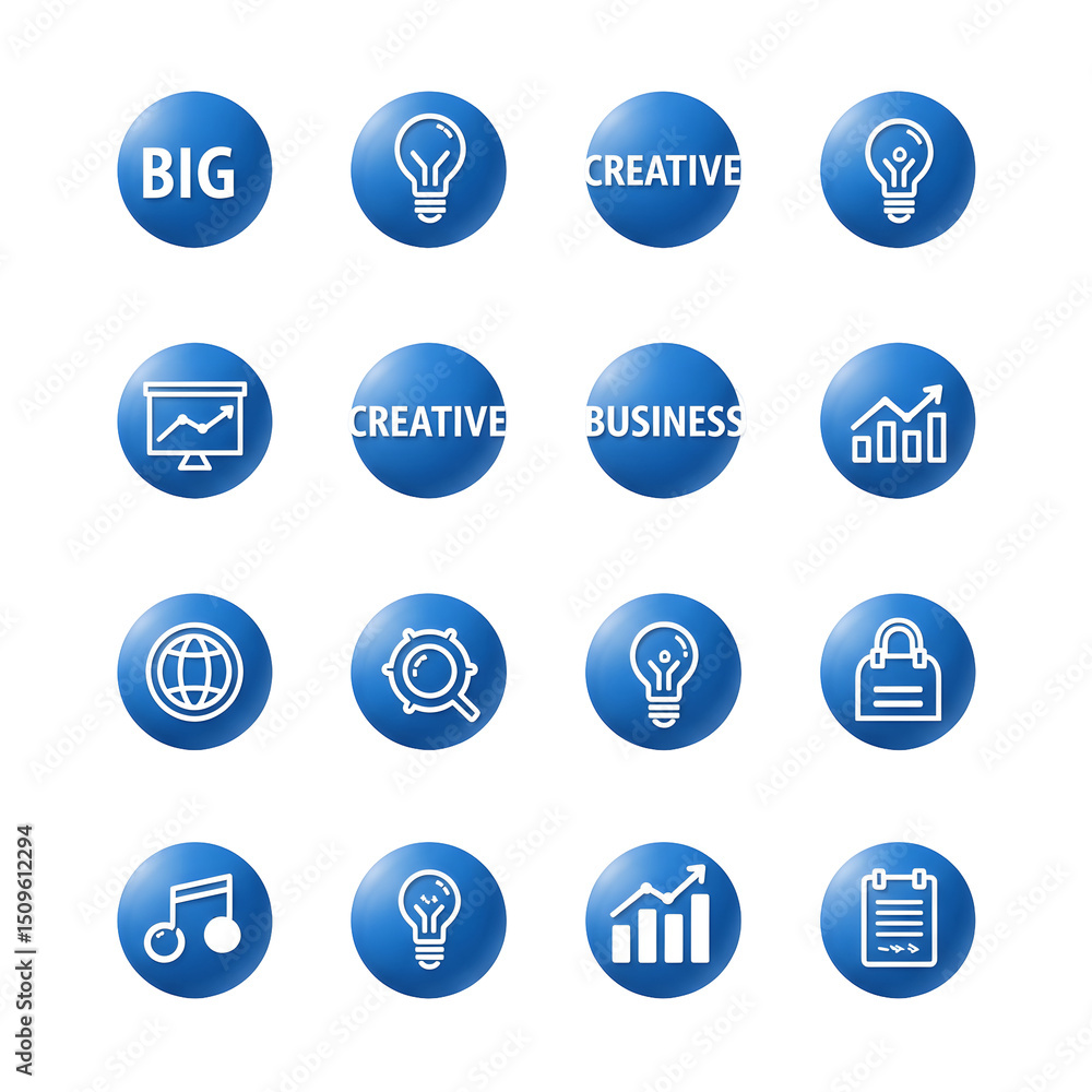 Poster exploring innovative and strategic approaches to drive business growth and success through creative 