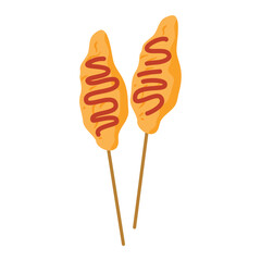 egg roll stick Indonesian street food