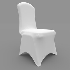 3d render Banquet Chair design element Furniture