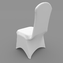 3d render Banquet Chair design element Furniture