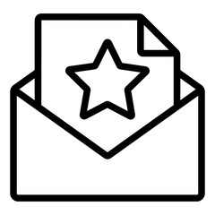 Star Letter icon
