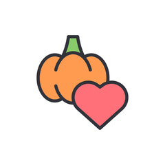 Heartfelt Autumn: Loving Kindness With The Symbol Of Pumpkin