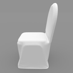 3d render Banquet Chair design element Furniture