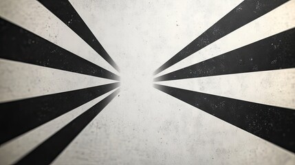 Abstract graphic design radiating from a central point.