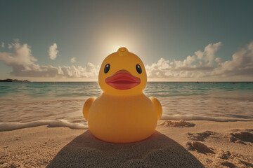 Rubber Duck created with Generative AI Technology, ai, generative