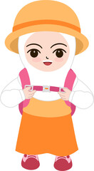 kindergarten student wearing uniform