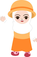 kindergarten student wearing uniform