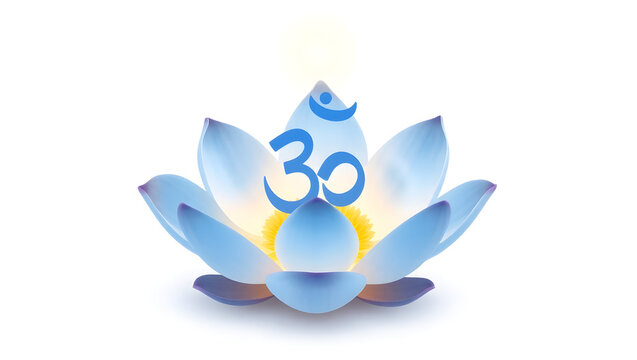 lotus flower isolated on white background