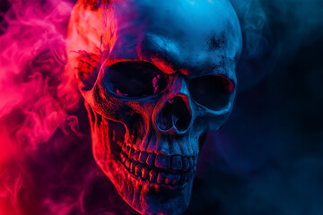 skull on the background