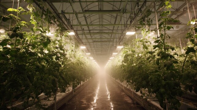 Exploring hydroponic farming techniques greenhouse educational content controlled environment vertical view sustainable agriculture