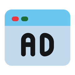 ads icon for illustration