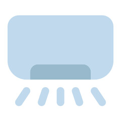 air conditioner icon for illustration