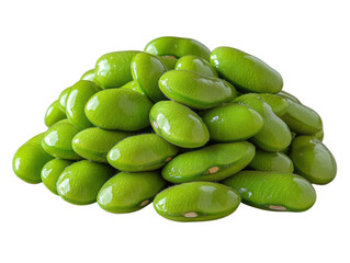 A pile of green beans