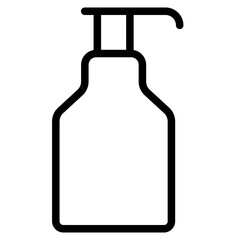 Cosmetic bottle, Skincare Beauty icon in vector illustration perfect for skincare, beauty, and personal care product packaging or UI design projects.