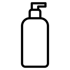 Cosmetic bottle, Skincare Beauty icon in vector illustration perfect for skincare, beauty, and personal care product packaging or UI design projects.