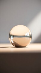 shiny metal object sitting on a table