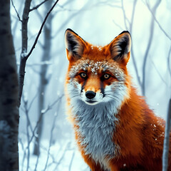 Fototapeta premium A close-up of an animal's ears 