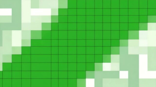 A calming patchwork of white and gentle green rectangles creates modern minimalist abstract artwork that is visually pleasant.abstract geometric background
