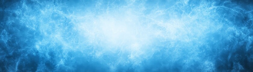 Obraz premium Luminous abstract blue background, a serene and ethereal design with soft light