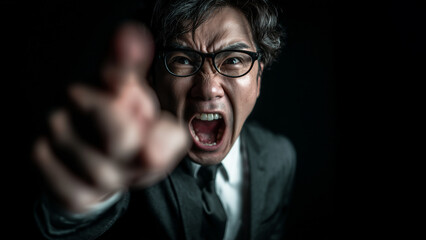 stressful business confrontation