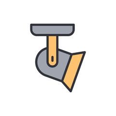 Obraz premium Spotlight Fixture Illuminating Stage Presence Or Architectural Details