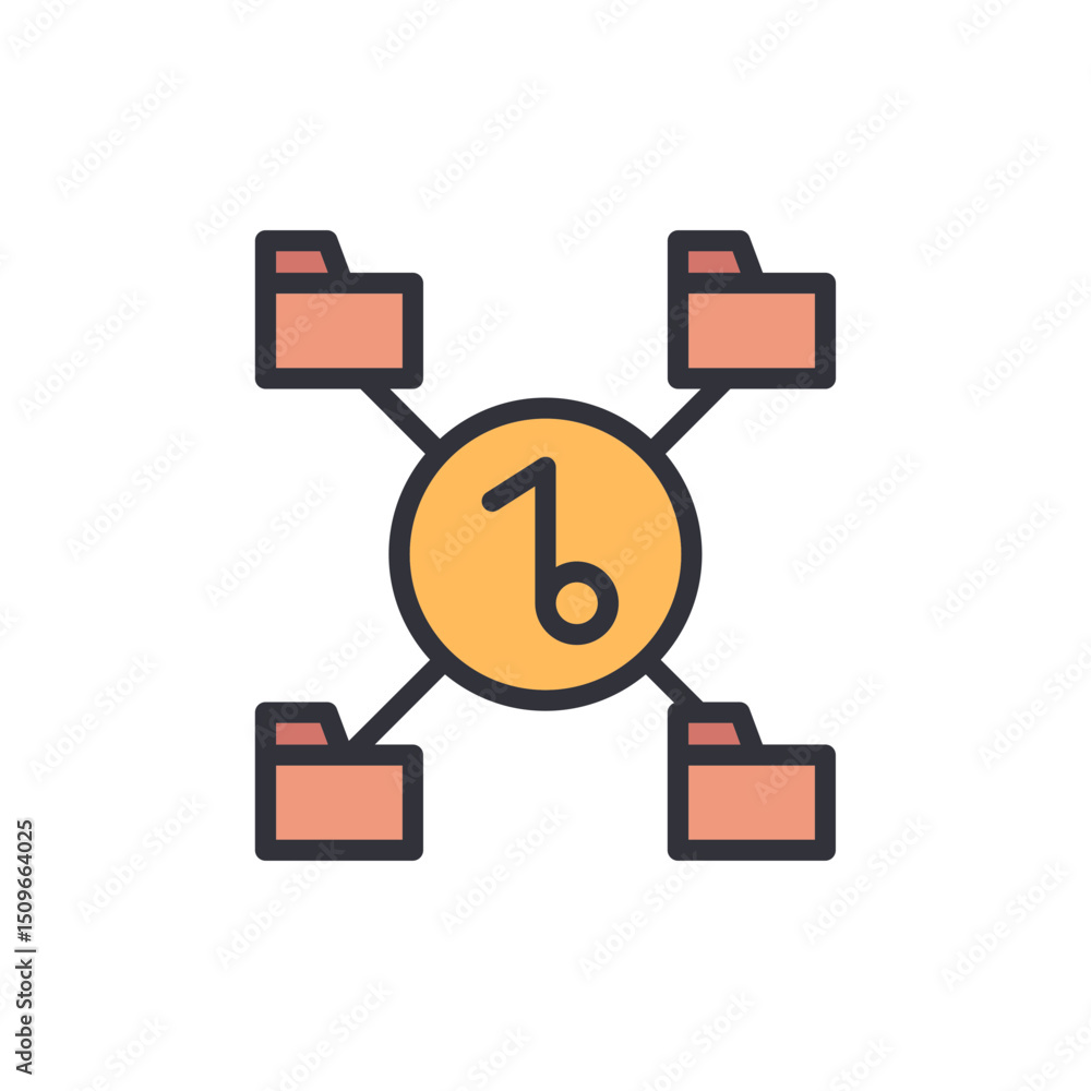 Poster decentralized data storage with encrypted access keys and folder sharing
