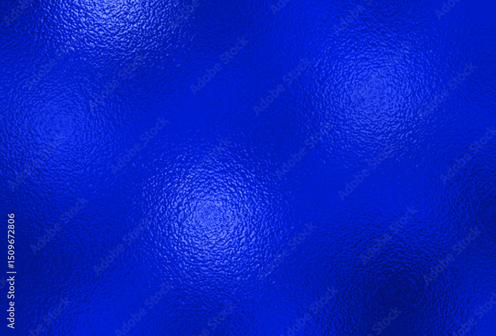 Poster blue foil texture background with glass effect, illustration. abstract gradient bright and shiny lig