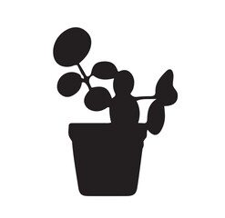 vector illustration of a man with flowers