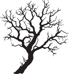 vector tree silhouette