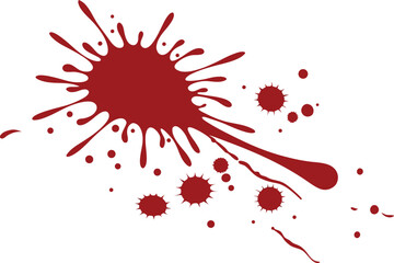 Blood Splatter Illustration
