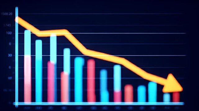 Financial Crisis Graph Dropping Drastically