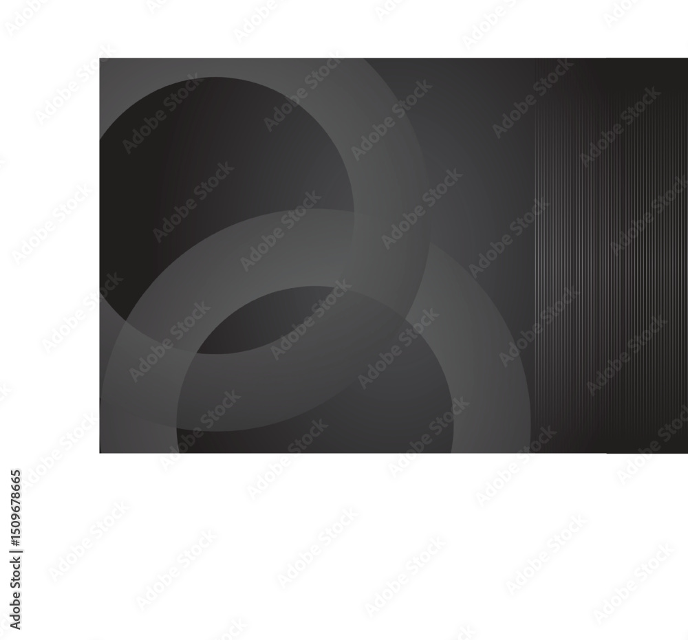 Poster abstract geometric lines pattern on black background. elegant dark gray color with textured modern d