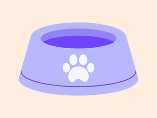 Pet bowl icon. Pets vector icon. Simple flat icon.