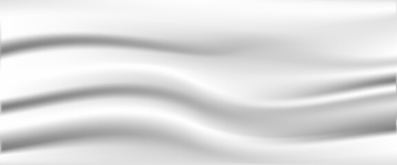 Obraz premium Silver foil background with metal mirror texture. Chrome gradient surface with light gloss. Vector aluminum grey sheet with reflection