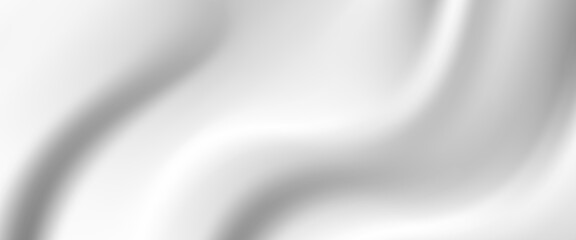 Silver foil background with metal mirror texture. Chrome gradient surface with light gloss. Vector aluminum grey sheet with reflection