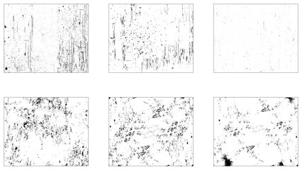 Grunge Urban Backgrounds set.Texture Vector.