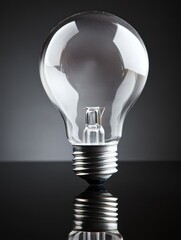 Illuminating lightbulb reflection