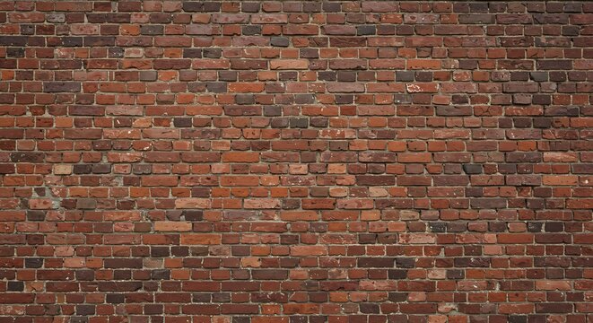 Fototapeta Rustic Red Brick Wall Texture High-Resolution Background Image