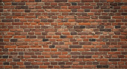 Rustic Red Brick Wall Texture High-Resolution Background Image